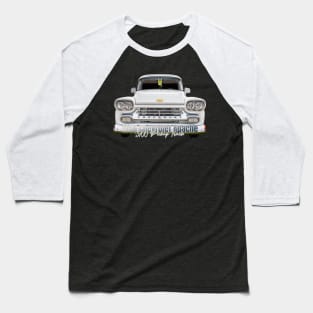 1958 Chevrolet Apache 3100 Pickup Truck Baseball T-Shirt